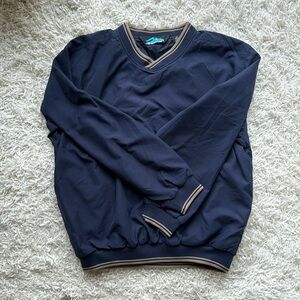 Tri Mountain microfiber wind shirt pullover